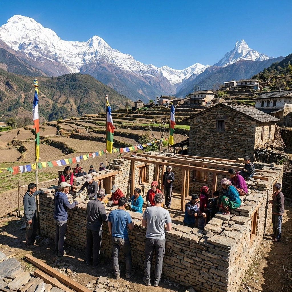 Nepal : Remote Village Outreach, Community Rebuild & Spiritual Encouragement Mission Tour
